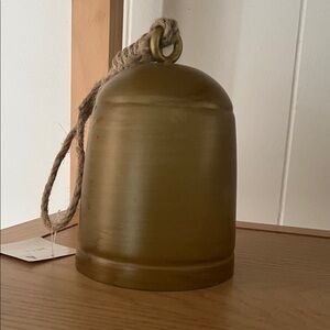 Gold Decorative Bell with Rope